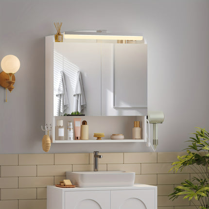 UNICORN Mirror Cabinet for The Bathroom Hairdryer Holder