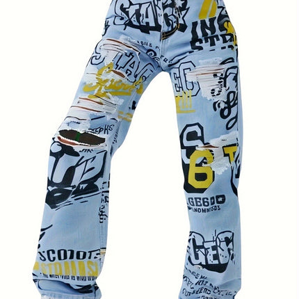 UNICORN Women Straight Leg Full-Length Pants Blue xs s m l