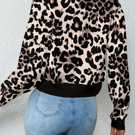 UNICORN Women'S Casual Leopard Print All-Over Fashion Jacket s m l xl xxl
