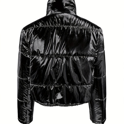 UNICORN Women'S Stylish Short Zip-Up Jacket for Autumn And Winter s m l xl xxl