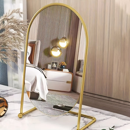 UNICORN Dressing Table Mirror, Iron Frame, silver and golden, Bathroom Vanity Mirror