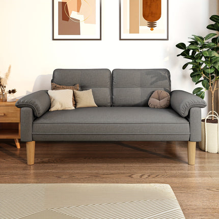 UNICORN Couch with Armrest And Side Pocket144 X 77 X 77 Cm Dark Grey/Light Grey