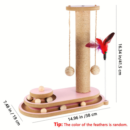 UNICORN Cat Scratching and Sharpening Post Suitable for Indoor Cats and Various Breeds