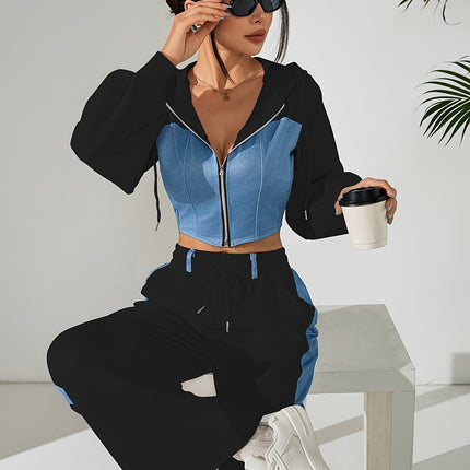 UNICORN Women'S Suit Featuring a Two-Piece Set with Contrasting Colors xs s m l xl