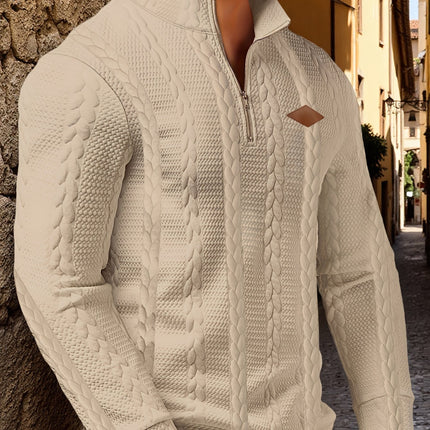 UNICORN Casual Polo, Zip-Up Collar Pullover, Men'S Henley Shirt s m l xl xxl xxxl