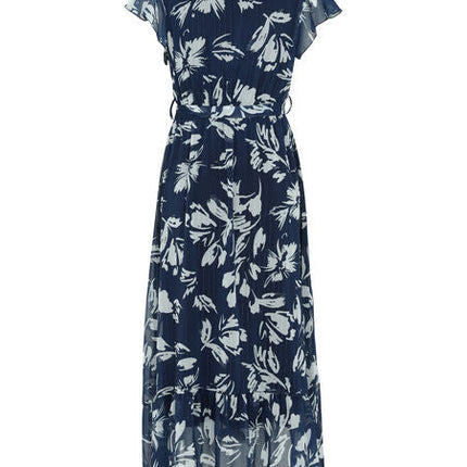 Dames jurk blauw roze m l xl xxl xxxl