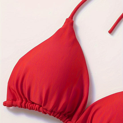 UNICORN Solid Color Sexy Rope Style Bikini Swimwear for Fashionable Women s m l