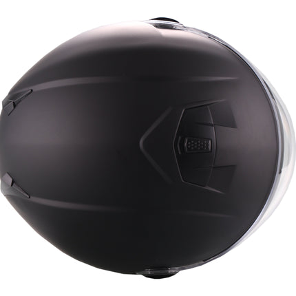 Scooter bromfiets zomerhelm jet helm vito palermo roof boxer mat zwart wit maten xs s m l xl xxl | Scooterhelm