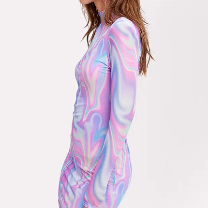 UNICORN Women's dress purple pink blue xs s m l xl