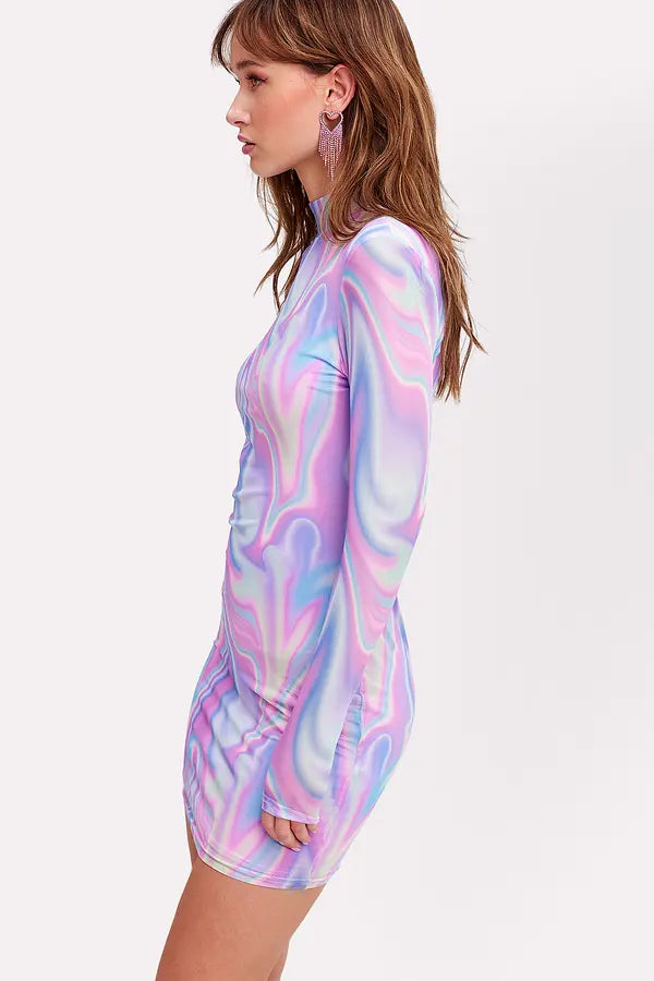 UNICORN Women's dress purple pink blue xs s m l xl