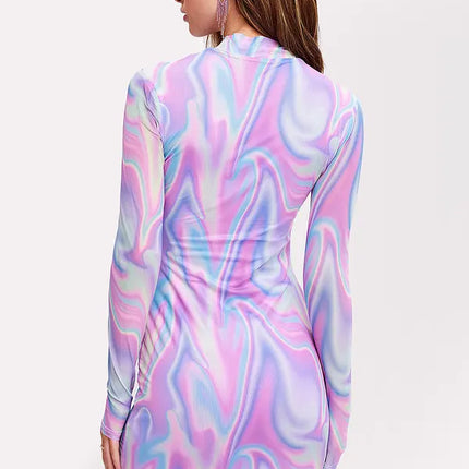 UNICORN Women's dress purple pink blue xs s m l xl