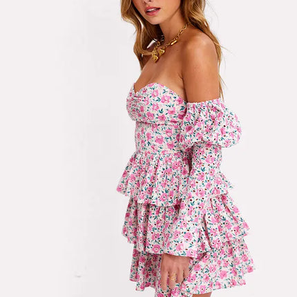 UNICORN Women's dress pink flowers xs s m l xl