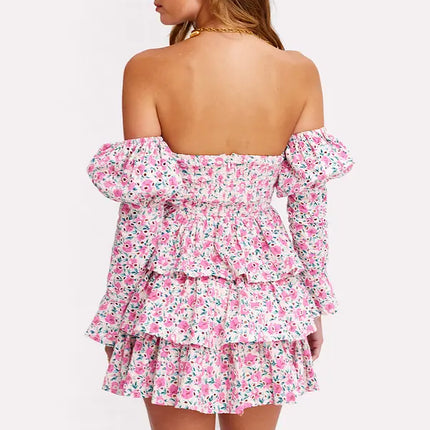 UNICORN Women's dress pink flowers xs s m l xl