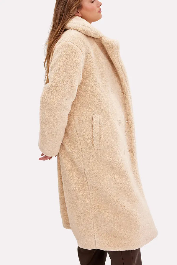 UNICORN Ladies beige teddy coat xs s m l xl