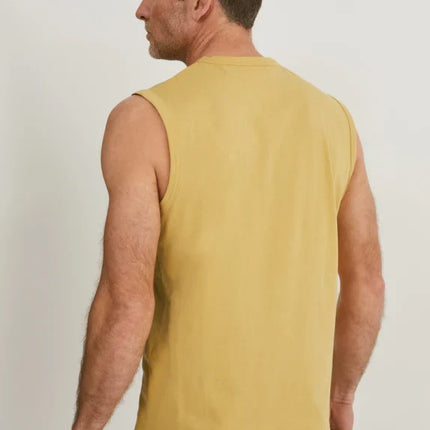 UNICORN Men's sleeveless shirt yellow s m l xl xxl
