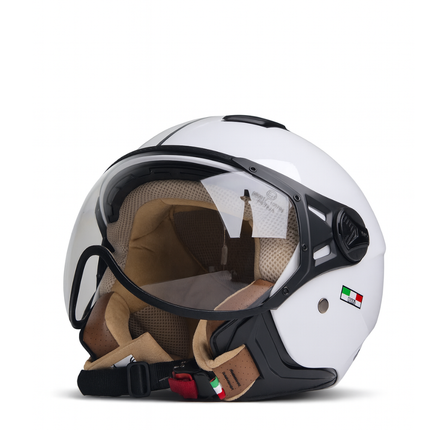Helmet vito jet moda gloss white