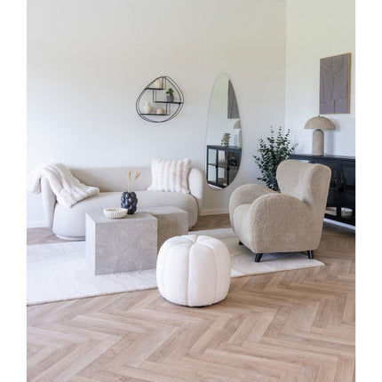 UNICORN two-and-a-half-seater sofa beige 180x90x85