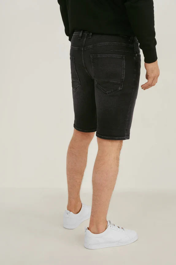 UNICORN Men's short jeans black S M L XL XXL XXXL