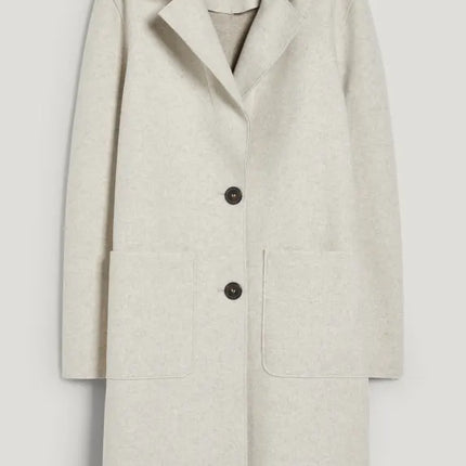 UNICORN Women's long coat with pockets light beige light grey xs s m l xl xxl xxxl