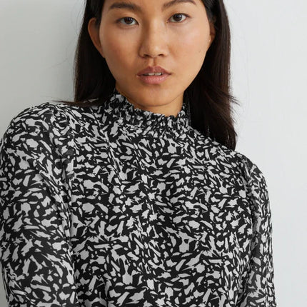 UNICORN Women's patterned dress black grey xs s m l xl
