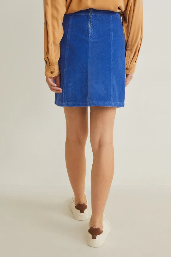 UNICORN Women's denim skirt with buttons blue xs s m l xl