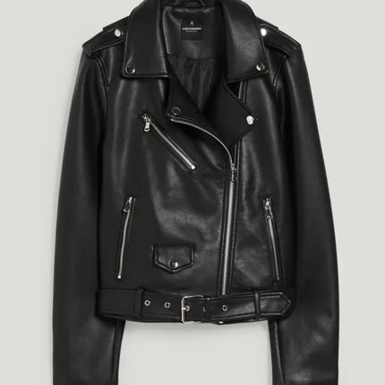 UNICORN Women's jacket with pockets leather black xs s m l xl xxl xxxl