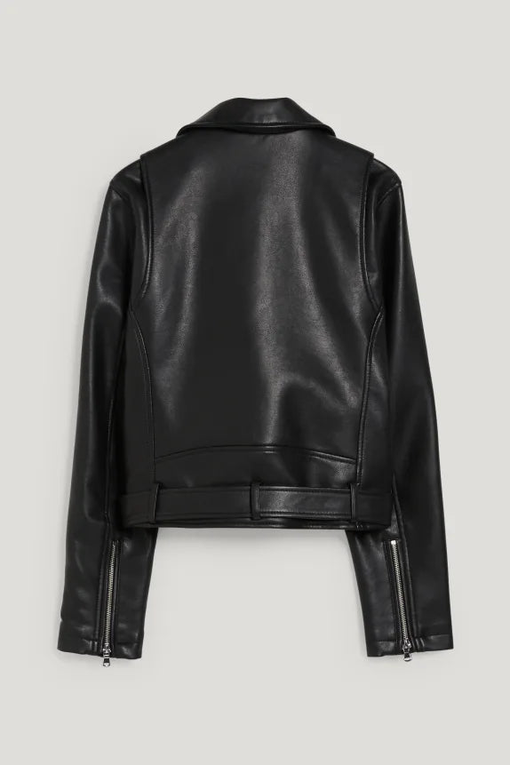 UNICORN Women's jacket with pockets leather black xs s m l xl xxl xxxl