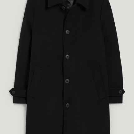 UNICORN Men's long coat with buttons black S M L XL XXL XXXL