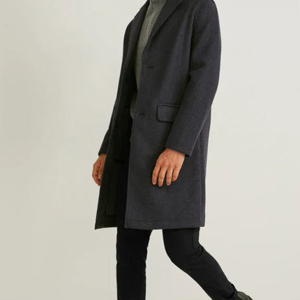 UNICORN Men's long coat taupe dark gray S M L XL XXL XXXL