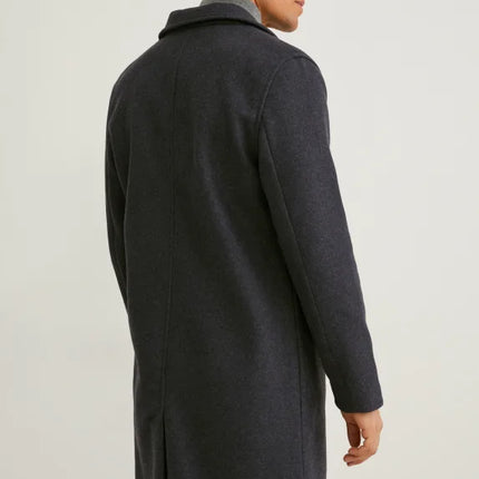 UNICORN Men's long coat taupe dark gray S M L XL XXL XXXL