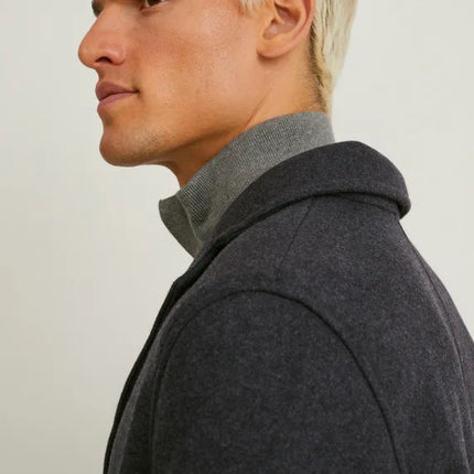 UNICORN Men's long coat taupe dark gray S M L XL XXL XXXL