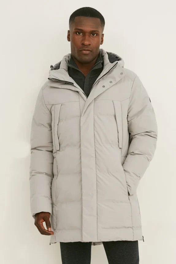 UNICORN Men's quilted jacket light gray cream S M L XL XXL XXXL