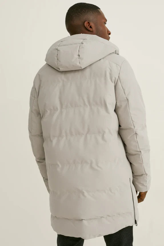 UNICORN Men's quilted jacket light gray cream S M L XL XXL XXXL