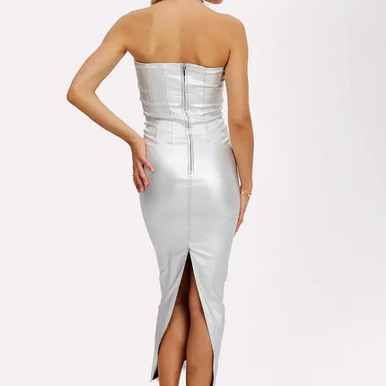UNICORN Women's dress silver xs s m l