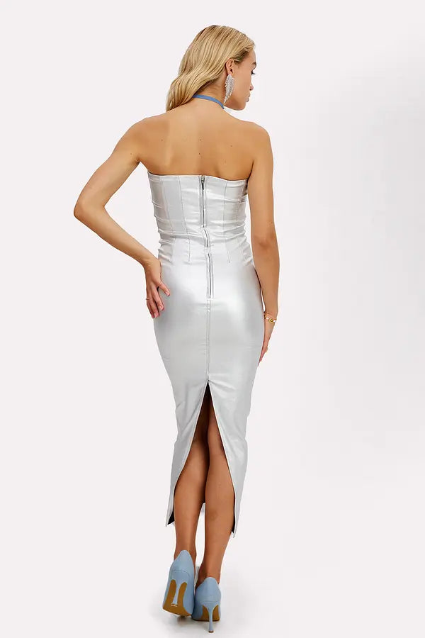 UNICORN Women's dress silver xs s m l
