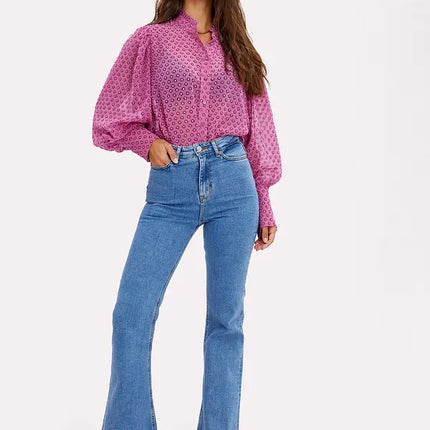UNICORN Women's blouse green purple pink xs s m l xl