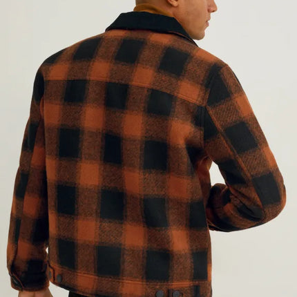 UNICORN Men's jacket checked brown black S M L XL XXL