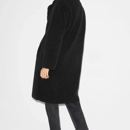 UNICORN Women's long wool coat black xs s m l xl xxl xxxl