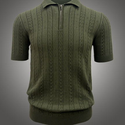 UNICORN Casual Men'S Top with a Polo Collar Knitted Sweater xs s m l xl xxl