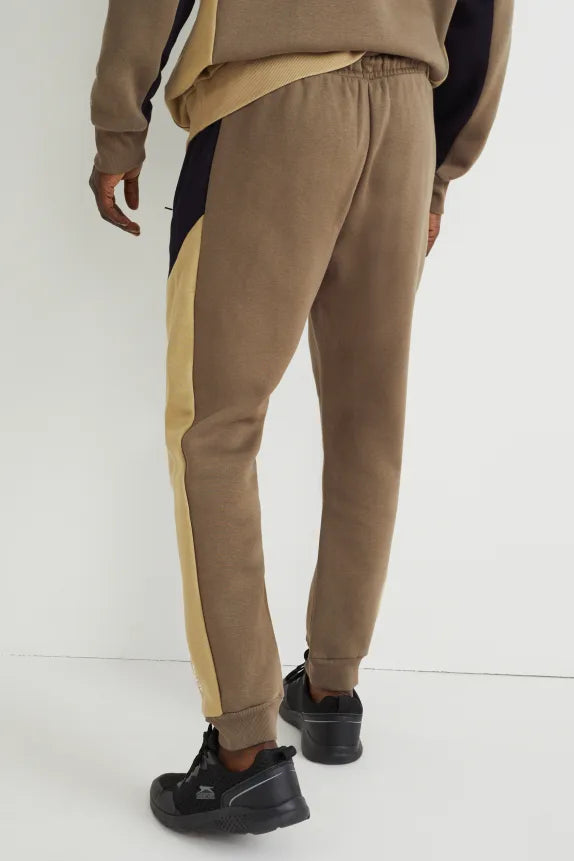 UNICORN Men's jogging suit tracksuit 2-piece with hood beige brown S M L XL XXL