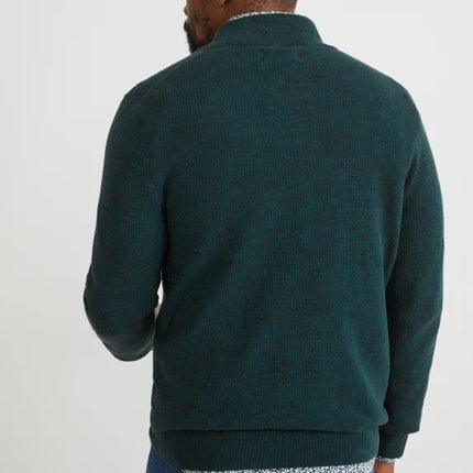 UNICORN Men's sweater hoodie sweater with zipper gray orange dark green S M L XL XXL