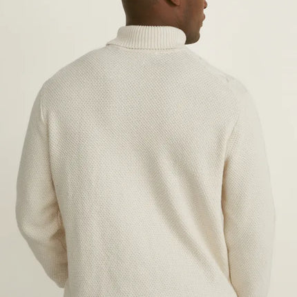 UNICORN Men's turtleneck sweater funnel neck hoodie sweater white black S M L XL XXL XXXL