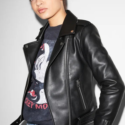 UNICORN Women's jacket with pockets leather black xs s m l xl xxl xxxl