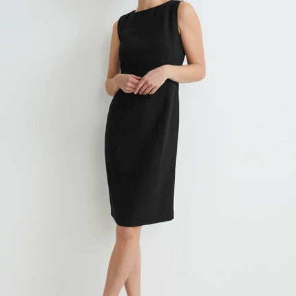 UNICORN Women's sheath dress sleeveless black xs s m l xl
