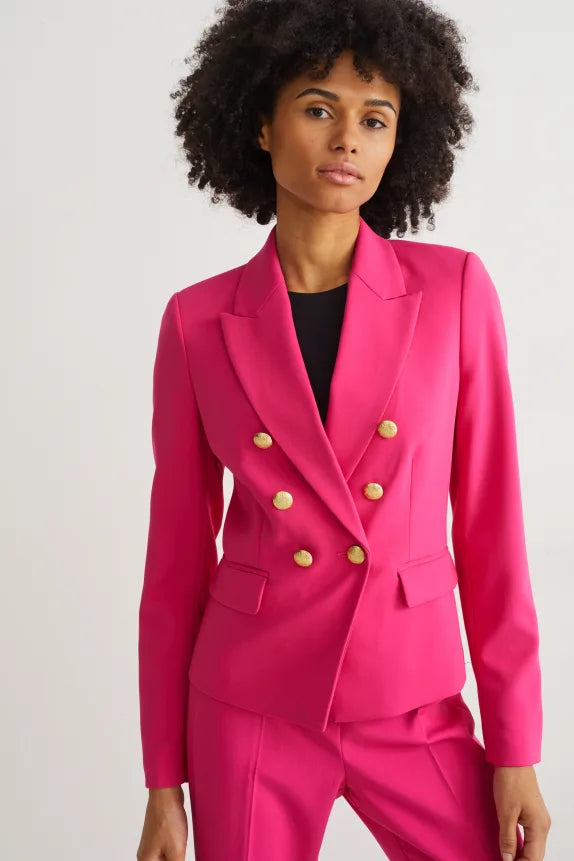 UNICORN Women's oversized business blazer fuchsia pink navy blue xs s m l xl xxl xxxl