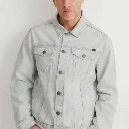 UNICORN Men's denim jacket gray light blue S M L XL XXL XXL