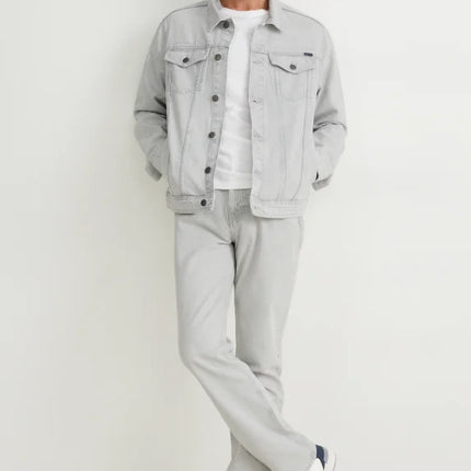 UNICORN Men's denim jacket gray light blue S M L XL XXL XXL