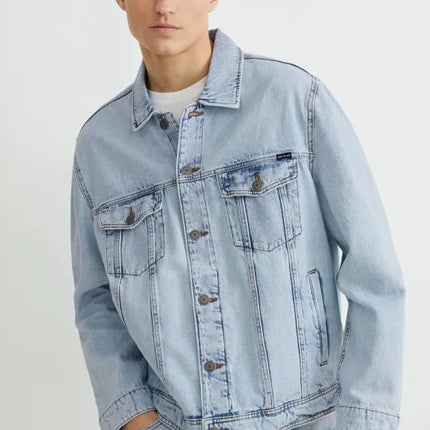 UNICORN Men's denim jacket gray light blue S M L XL XXL XXL