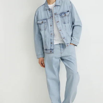 UNICORN Men's denim jacket gray light blue S M L XL XXL XXL