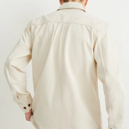 UNICORN Men's overcoat light beige navy blue S M L XL XXL